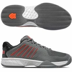 K-Swiss Hypercourt Express 2 Men CLAY COURT, Gray/Blk/Red