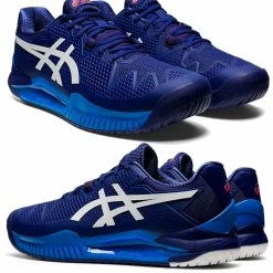 Asics Gel Resolution 8 Men, Blue/Blue -Sporting Goods Store 1041a079.405b 90310.1668544045