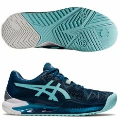 Asics Gel Resolution 8 Ladies, Blue/Aqua