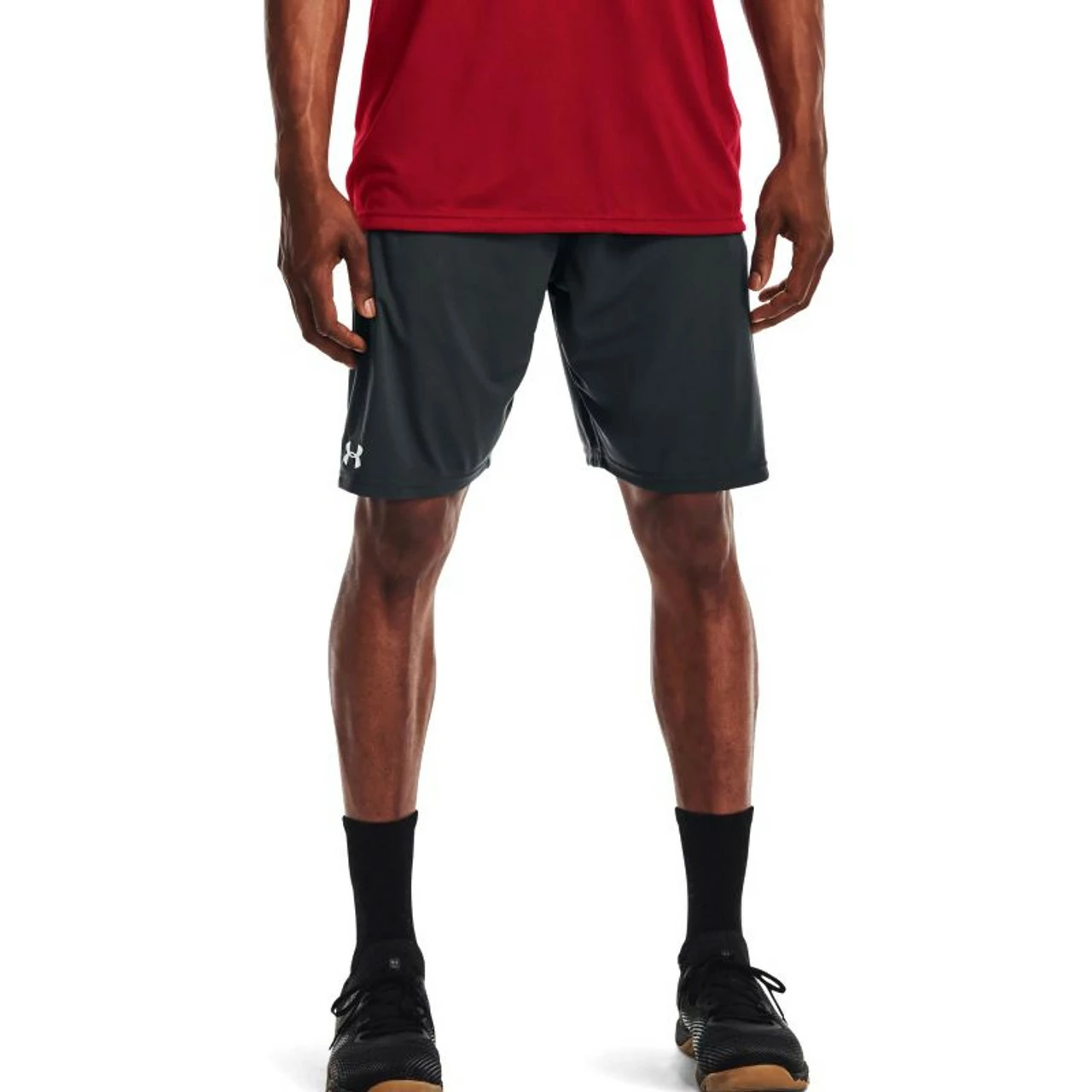 Under Armour Locker 9" Pocketed Short For Men, Steel Gray 4 Under Armour Locker 9" Pocketed Short For Men, Steel Gray - Image 2