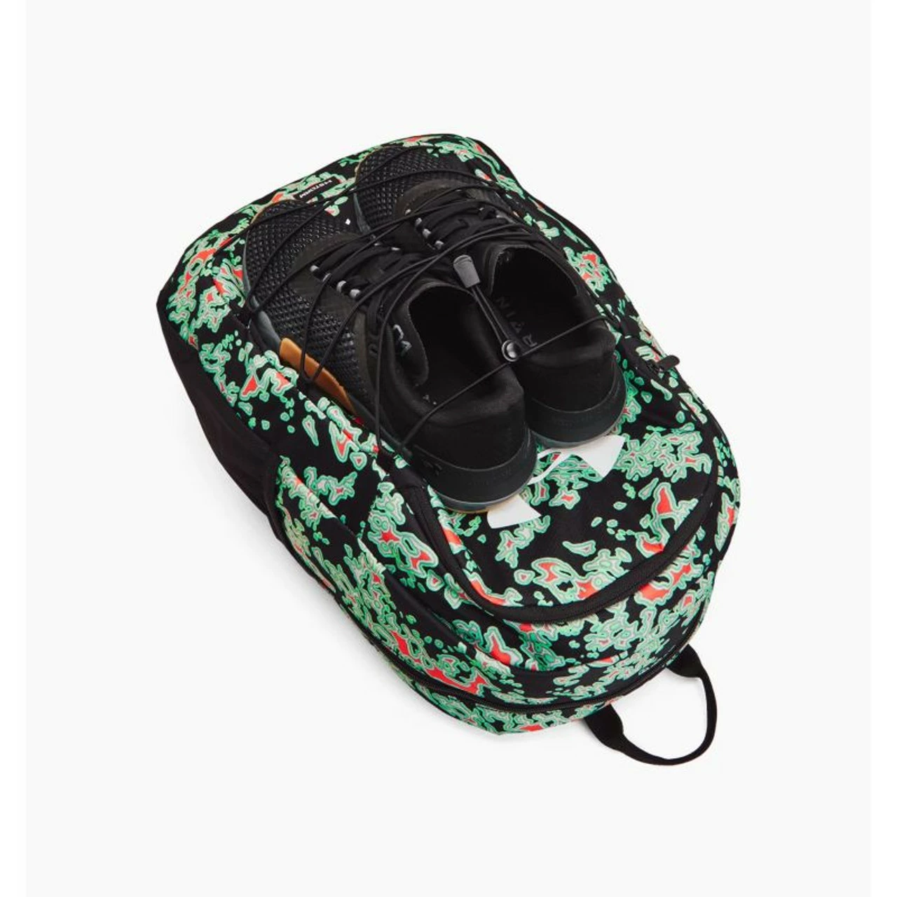 Under Armour Hustle Sport Backpack, Blk/Grn/Red 4 Under Armour Hustle Sport Backpack, Blk/Grn/Red - Image 2