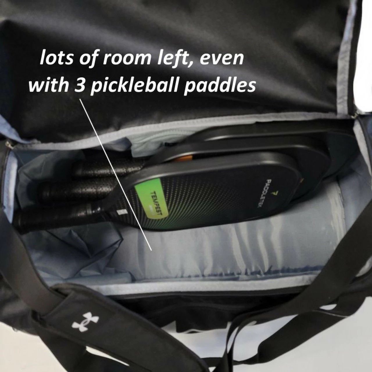 Under Armour Undeniable 5.0 SM Duffel, Blue/Silver 7 Under Armour Undeniable 5.0 SM Duffel, Blue/Silver - Image 5