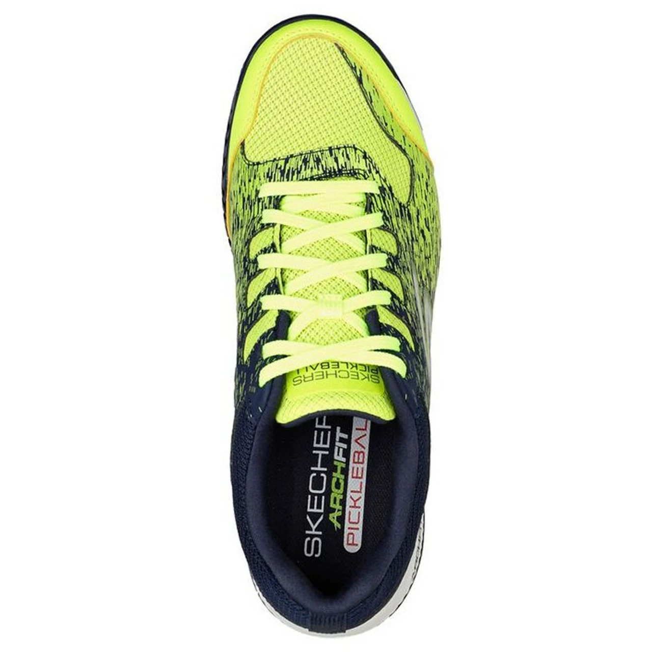 Skechers Viper Court Mens Pickleball Shoes, Yellow/Navy 5 Skechers Viper Court Mens Pickleball Shoes, Yellow/Navy - Image 3