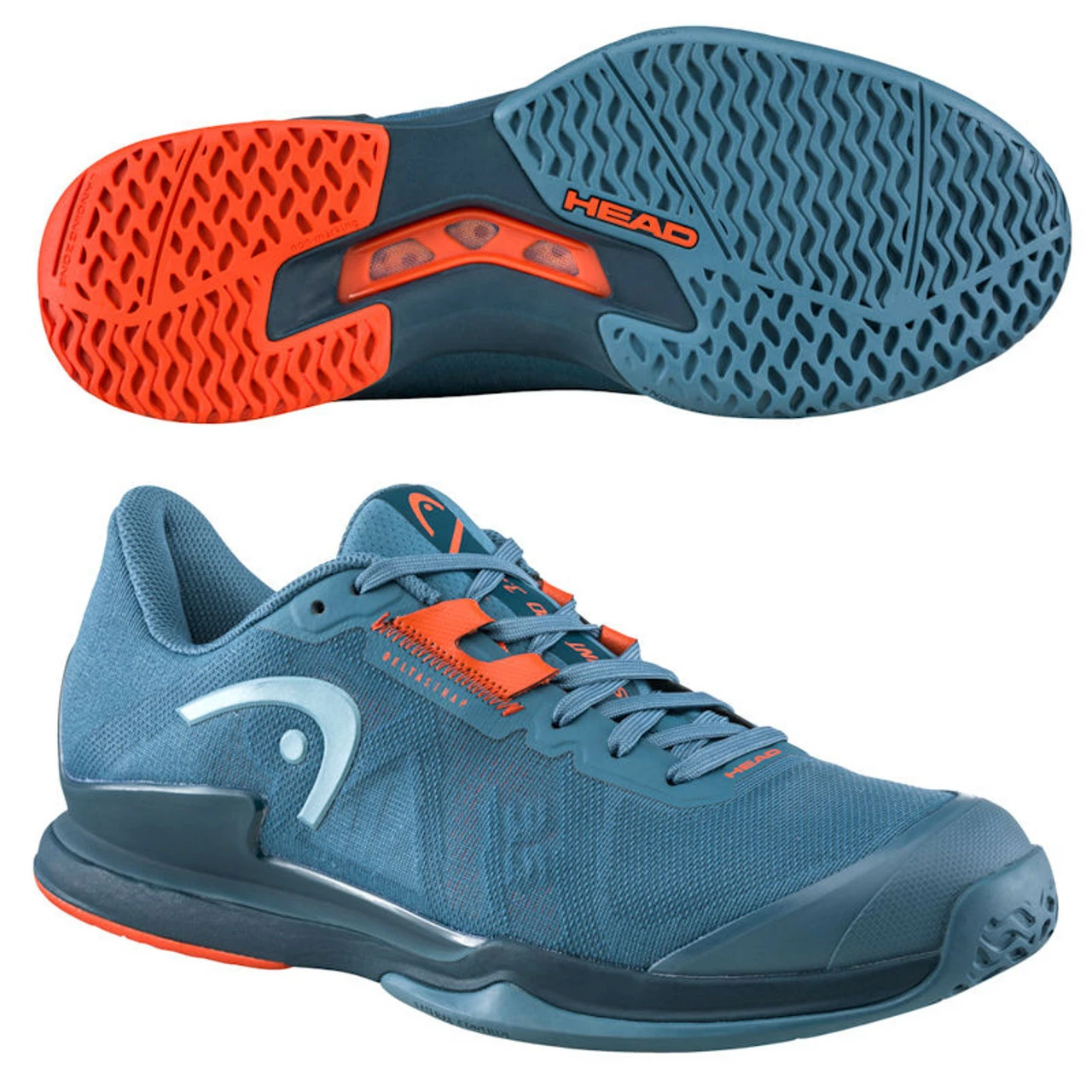 HEAD Sprint Pro 3.5 Men, Steel Blue/Orange 3 HEAD Sprint Pro 3.5 Men, Steel Blue/Orange