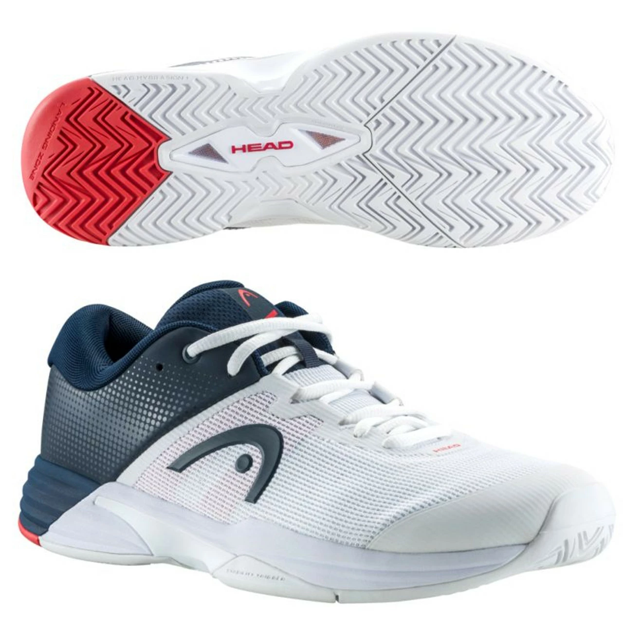 HEAD Revolt Evo 2.0 Men, White/Navy 3 HEAD Revolt Evo 2.0 Men, White/Navy