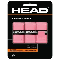 HEAD Xtremesoft Overgrips, 3-Pack, Colors -Sporting Goods Store 285104pink 45881.1650341340