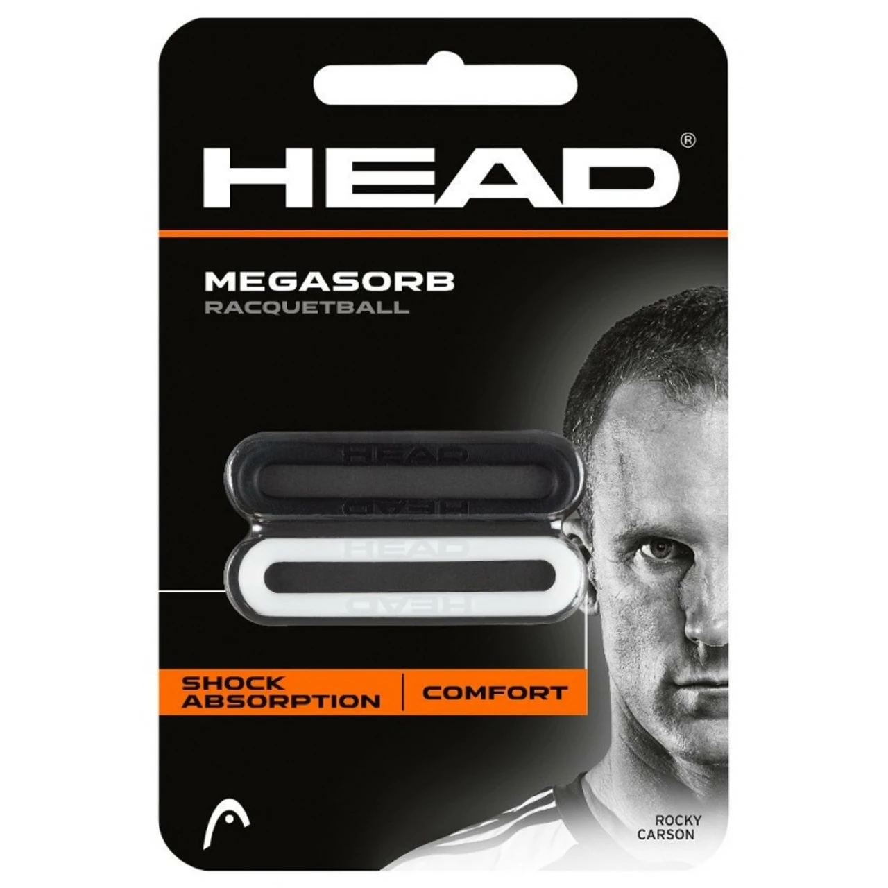 Head MegaSorb Racquetball String Dampener, Black/White 3 Head MegaSorb Racquetball String Dampener, Black/White