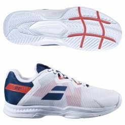 Babolat SFX3 All Court Men's, White/Estate Blue (WIDE FIT)