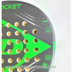 Dunlop Rocket Green POP Tennis Paddle / Padel Paddle -Sporting Goods Store 623964b 38387.1650348463