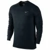 Nike Miler Long Sleeve Crew, UV Protective - Black -Sporting Goods Store 6835700010 21349.1650343638