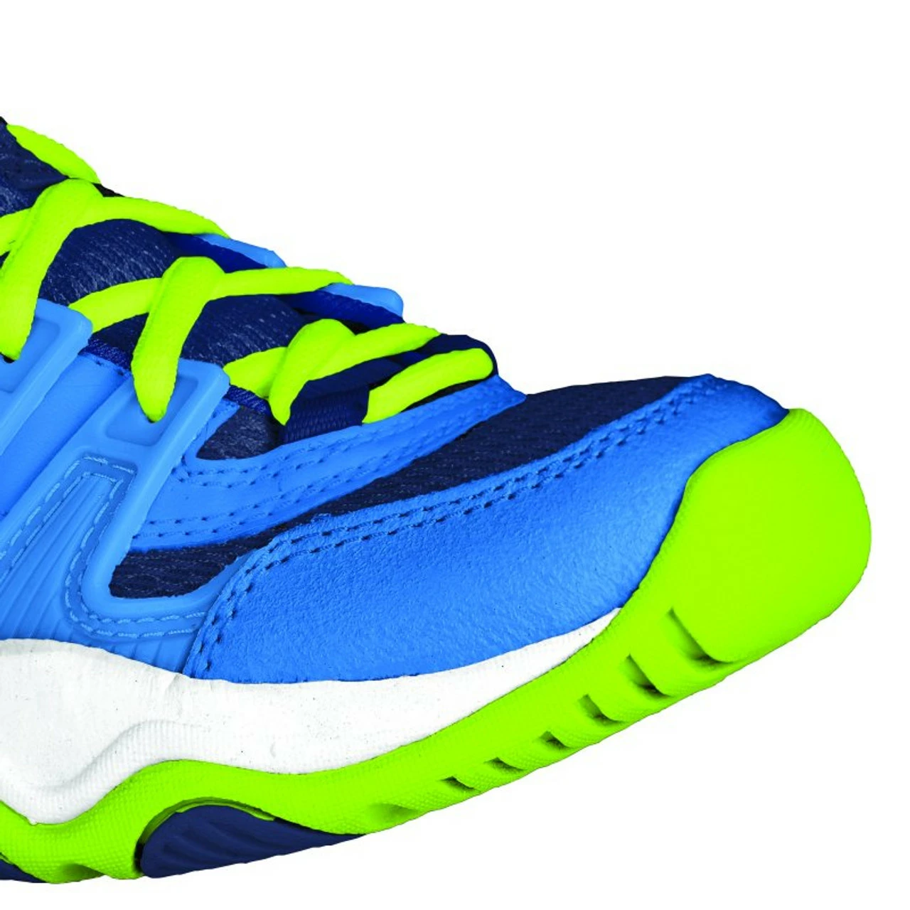 Prince T22 Junior Court Shoe, Cool Blue/Lime 4 Prince T22 Junior Court Shoe, Cool Blue/Lime - Image 3
