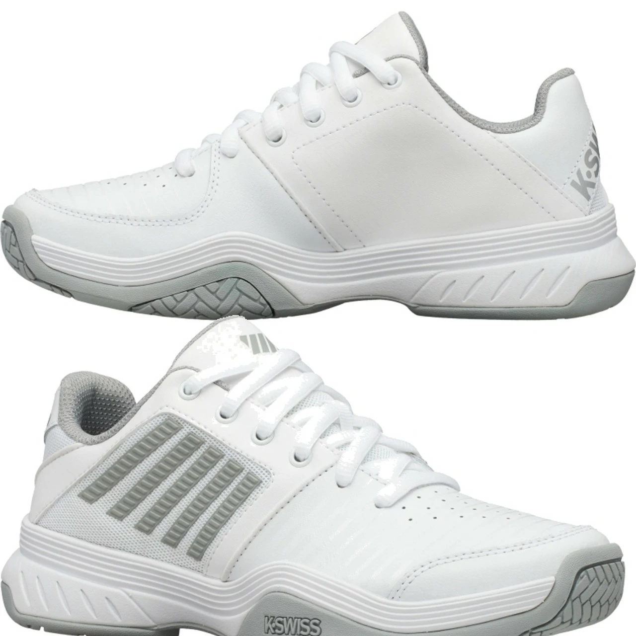 K-Swiss Court Express Ladies, White/Silver 4 K-Swiss Court Express Ladies, White/Silver - Image 2