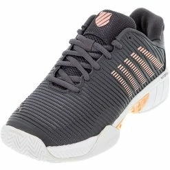 K-Swiss Hypercourt Express 2 Ladies WIDE, Ashpalt/Peach 8 K-Swiss Hypercourt Express 2 Ladies WIDE, Ashpalt/Peach -Sporting Goods Store 96613009a 99240.1652202371.1280.1280 02850.1660070796