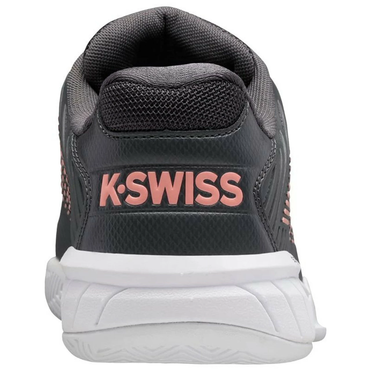 K-Swiss Hypercourt Express 2 Ladies WIDE, Ashpalt/Peach 6 K-Swiss Hypercourt Express 2 Ladies WIDE, Ashpalt/Peach - Image 4