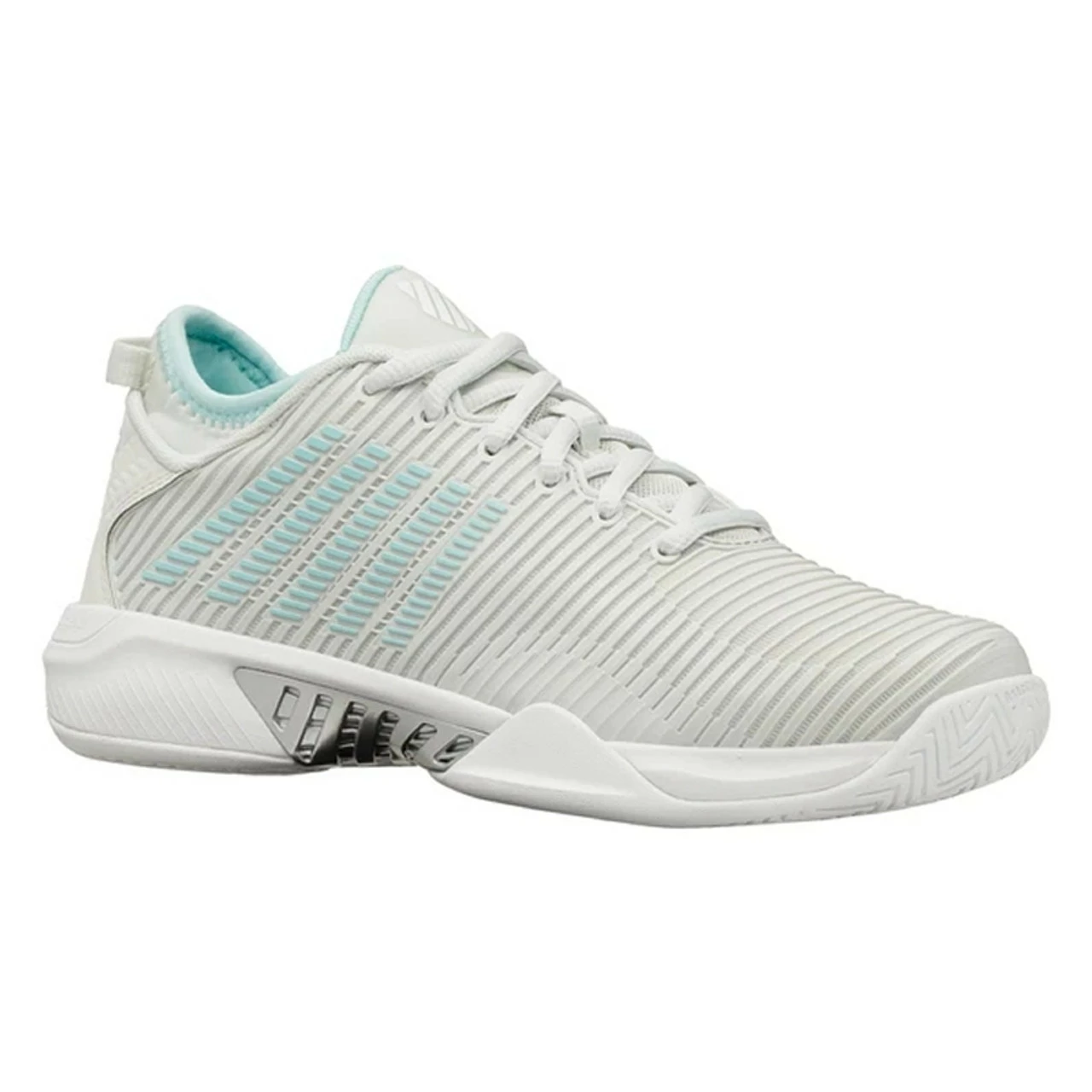 K-Swiss Hypercourt Supreme Women, Gray/Blue 5 K-Swiss Hypercourt Supreme Women, Gray/Blue - Image 3