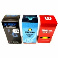 WILSON;VIKING;XENON Cold Weather Platform Tennis Balls - Play & Compare Pack '22 -Sporting Goods Store CompareBalls22d 46594.1650349091