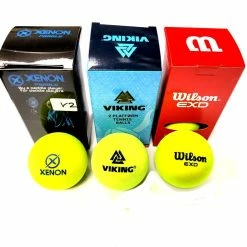 WILSON;VIKING;XENON Cold Weather Platform Tennis Balls - Play & Compare Pack '22
