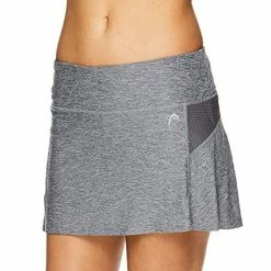 HEAD Court Tennis Skort, Gray 7 HEAD Court Tennis Skort, Gray -Sporting Goods Store HEW181a 52467.1665510846