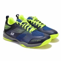Yonex Power Cushion 37 WIDE, Men Navy/Yellow -Sporting Goods Store SB37WNYA 78281.1671650591