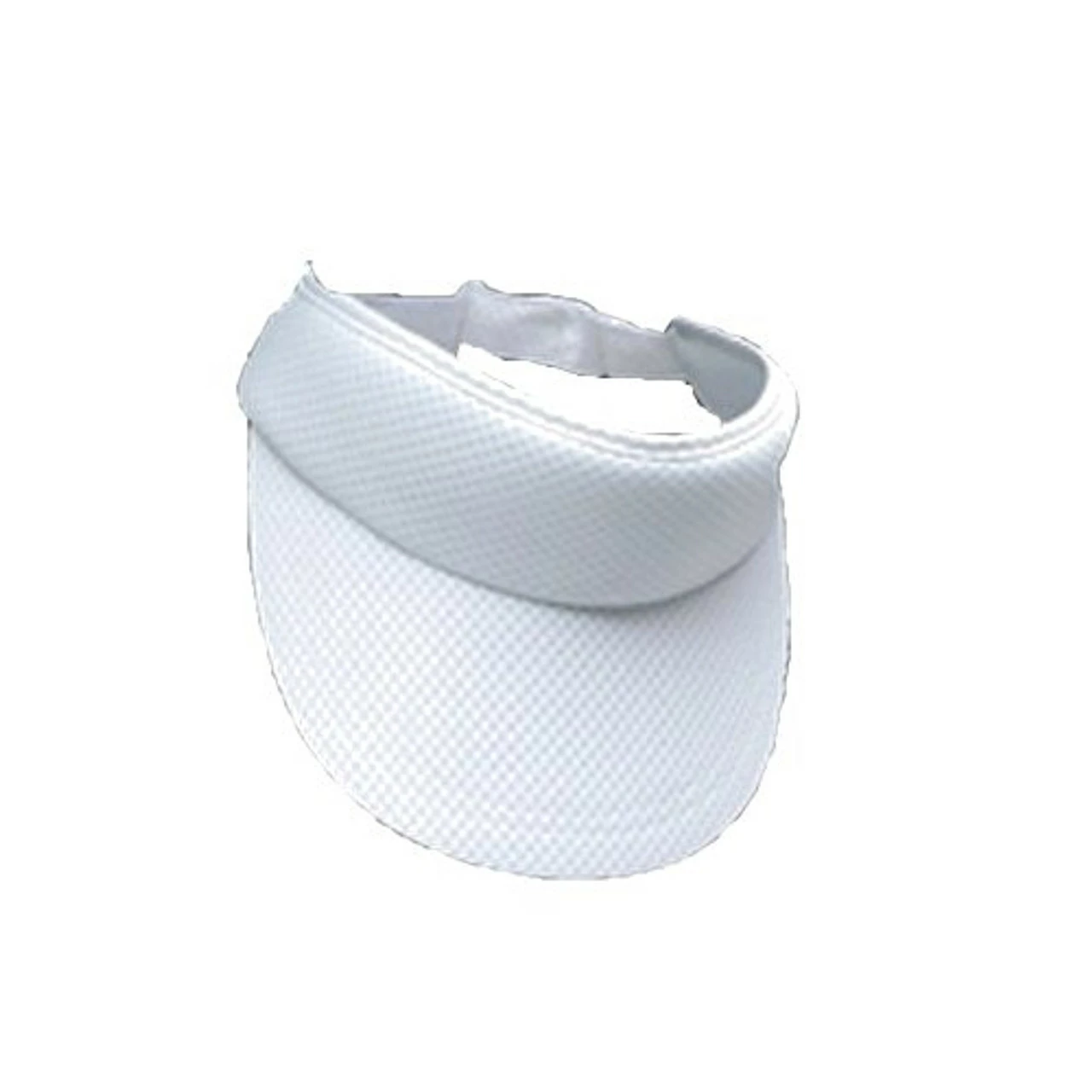Mesh No Logo Visor, White 5 Mesh No Logo Visor, White - Image 3