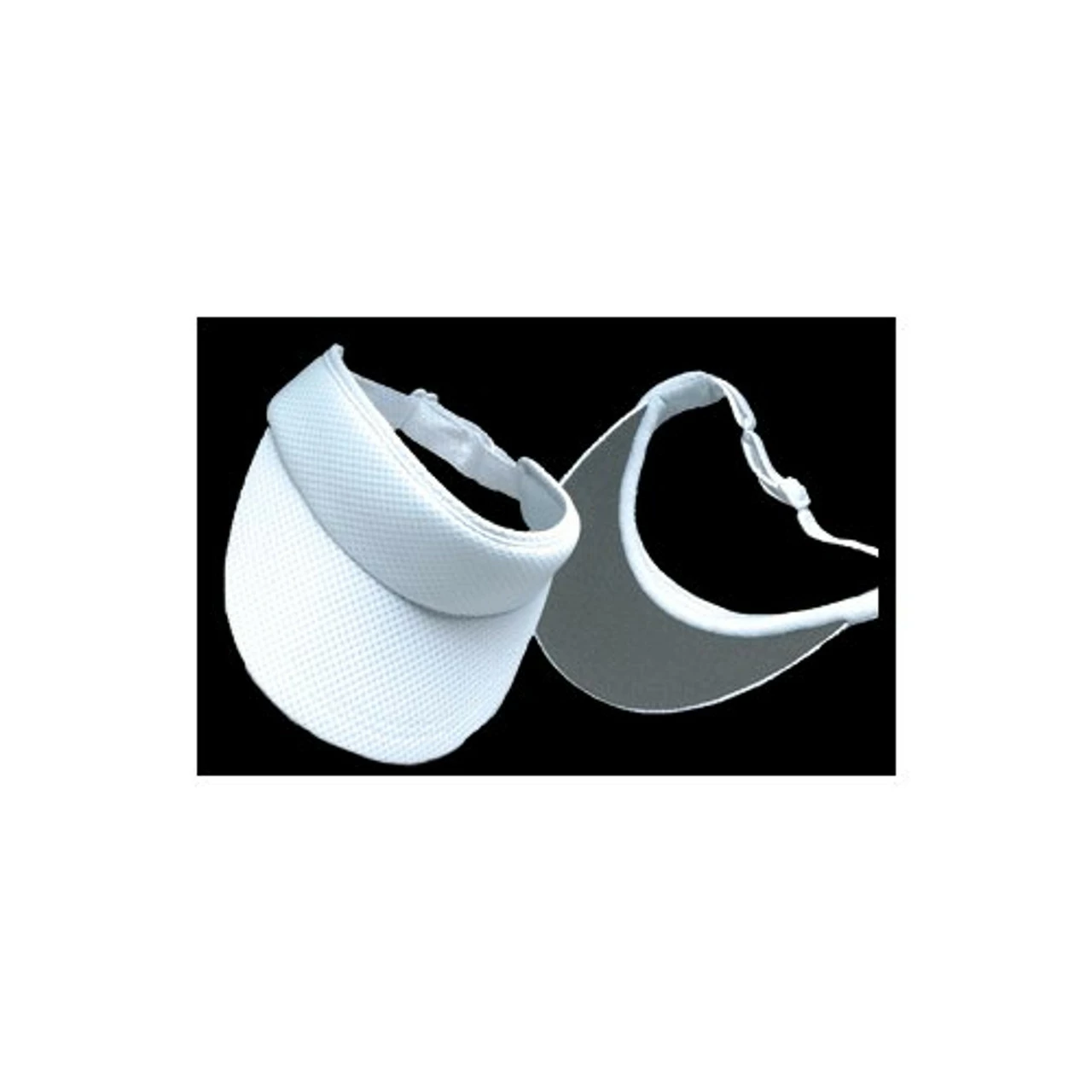 Mesh No Logo Visor, White 4 Mesh No Logo Visor, White - Image 2