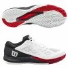 Wilson Rush Pro Ace Men 2E Wide, White/Black/Poppy -Sporting Goods Store WRS328340 75058.1659791414