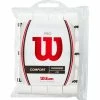 Wilson Pro Overgrip, 12 Pack - White Or Black -Sporting Goods Store Z4016 19995.1654793320