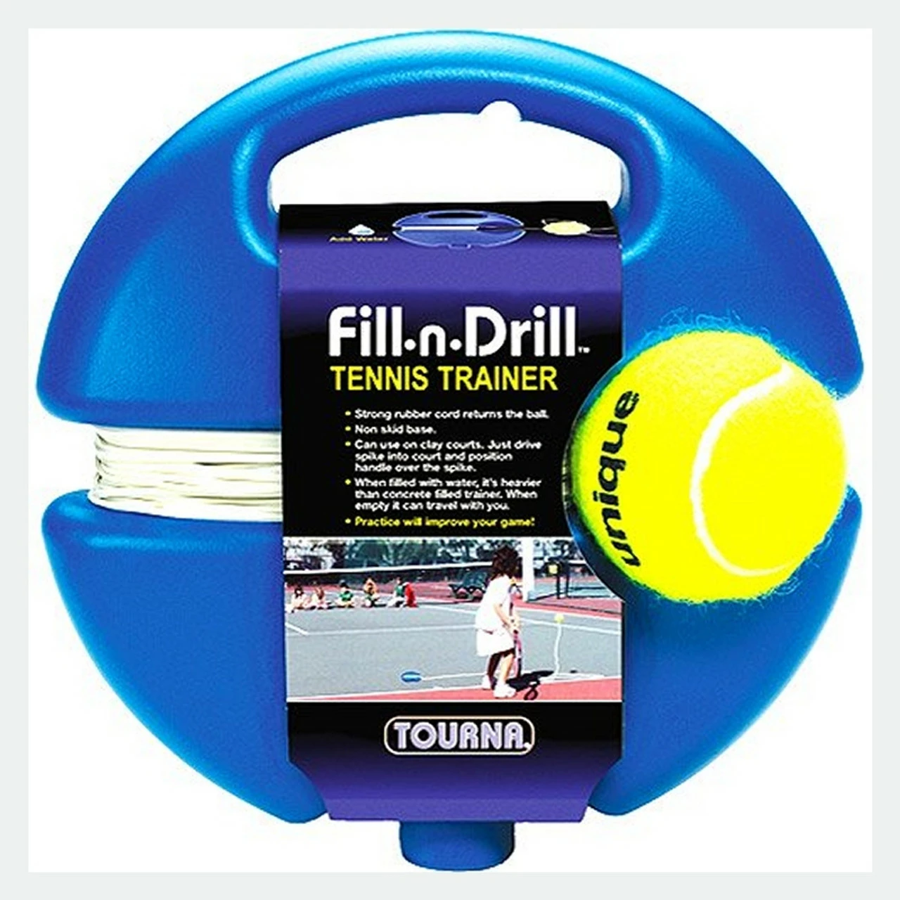 Fill N Drill Tennis Trainer, Tennis Ball Return System 3 Fill N Drill Tennis Trainer, Tennis Ball Return System