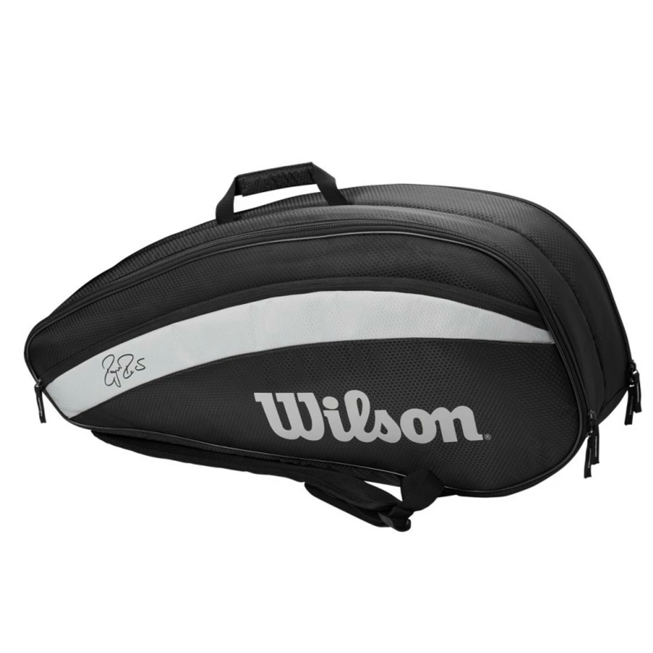 Wilson RF Team 6 Pack Bag, Black 3 Wilson RF Team 6 Pack Bag, Black