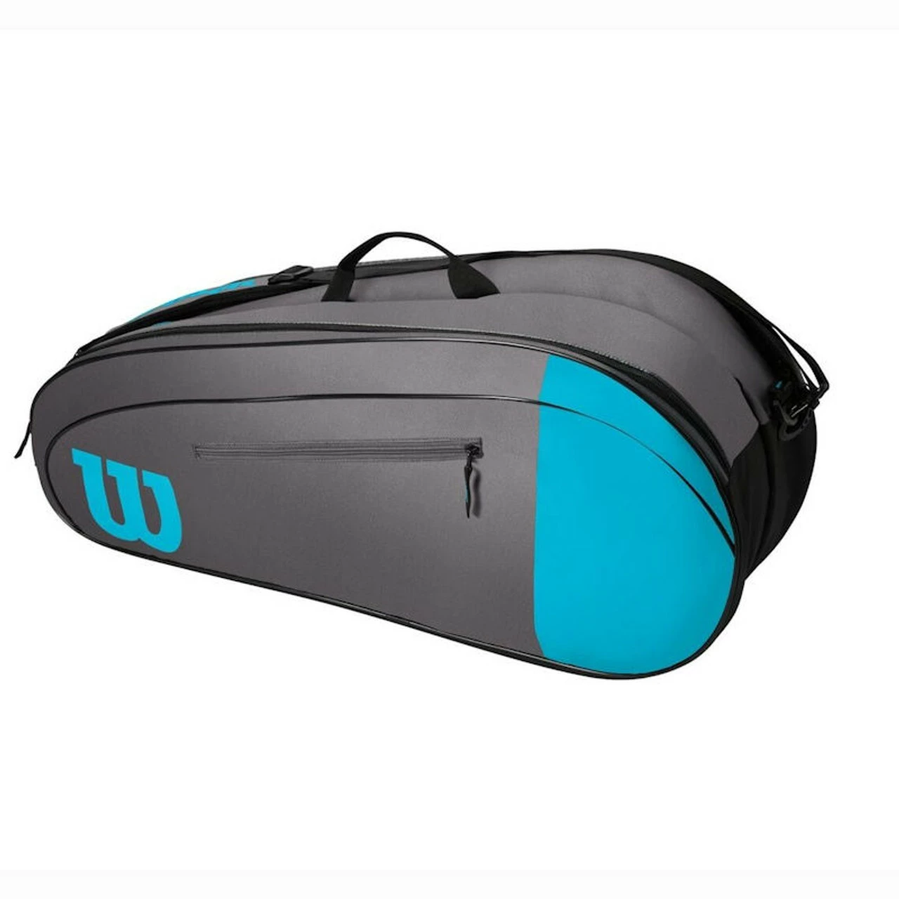 Wilson Team 6 Pack Bag, Blue/Gray 3 Wilson Team 6 Pack Bag, Blue/Gray