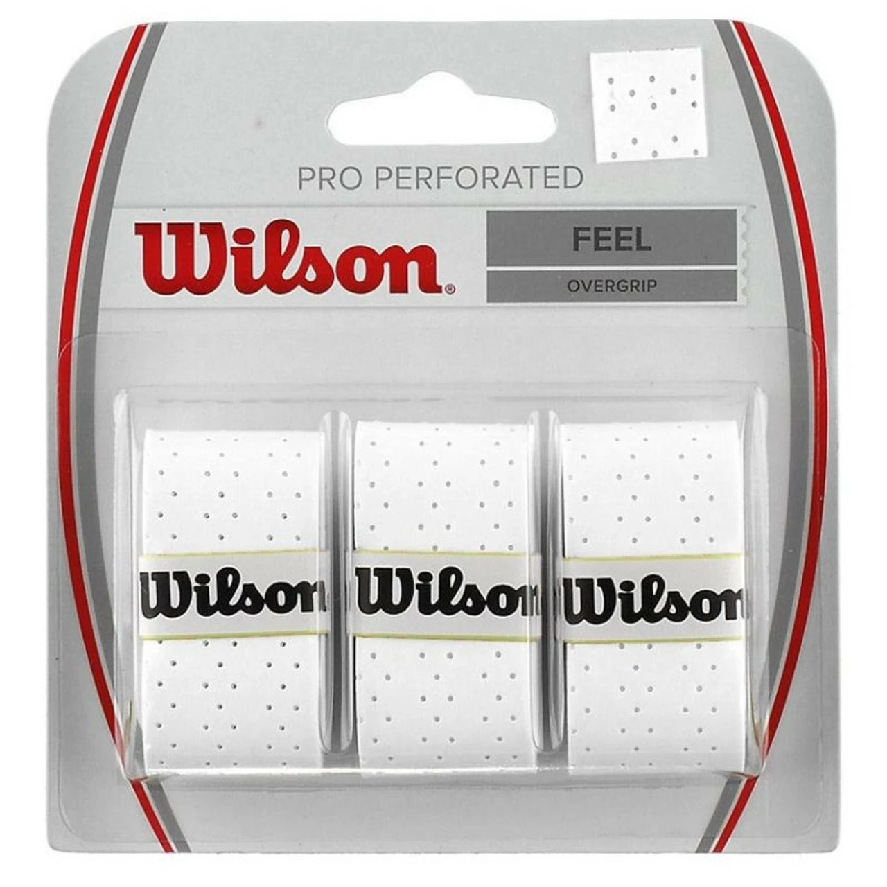 Wilson Pro Overgrip Perforated, 3 Pack 3 Wilson Pro Overgrip Perforated, 3 Pack